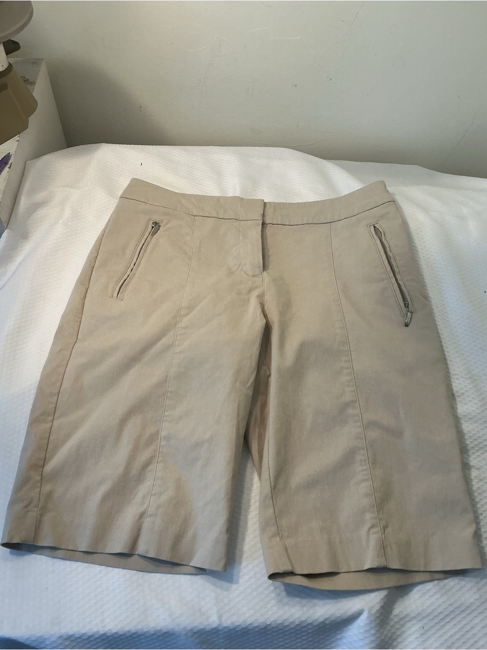 Izod Golf Khaki Bermuda Shorts